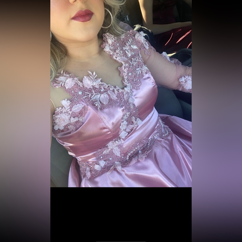 Pink gown dress